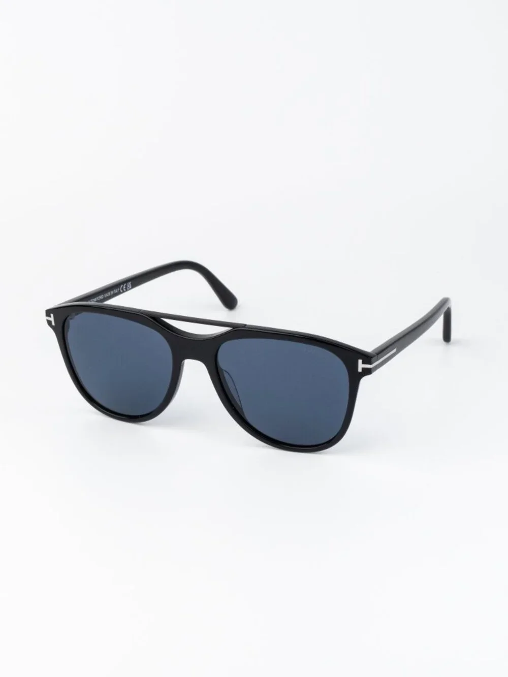 Tom Ford DAMIAN-02 Men Sunglasses Black Blue Pilot FT1098 01V NEW AUTHENTIC